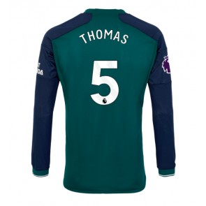 Arsenal Thomas Partey #5 Replica Third Stadium Shirt 2023-24 Long Sleeve